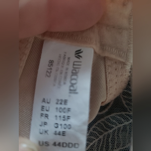 Size 44DDD Wacoal Slim Silhouette Minimizer Bra 85122 - Picture 3 of 6